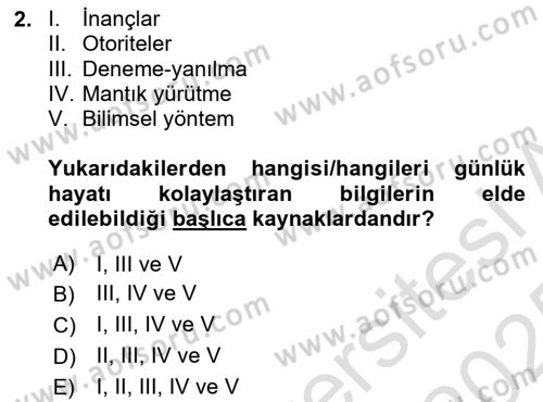 Sağlık Hizmetlerinde Araştırma Ve Değerlendirme Dersi 2024 - 2025 Yılı Yaz Okulu Sınav Soruları 2. Soru