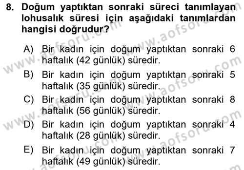 Sağlık Hizmetlerinde Araştırma Ve Değerlendirme Dersi 2025 - 2026 Yılı (Vize) Ara Sınav Soruları 8. Soru
