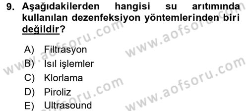 Halk Sağlığı Dersi 2017 - 2018 Yılı (Final) Dönem Sonu Sınav Soruları 9. Soru