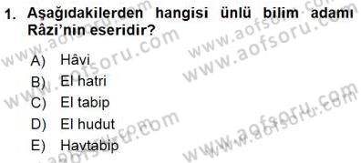 Tıbbi Belgeleme Dersi 2015 - 2016 Yılı (Final) Dönem Sonu Sınav Soruları 1. Soru