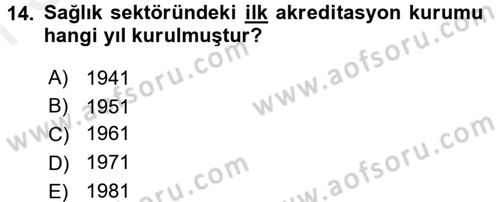 Tıbbi Belgeleme Dersi 2017 - 2018 Yılı (Final) Dönem Sonu Sınav Soruları 14. Soru
