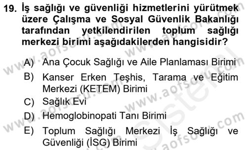 Tıbbi Belgeleme Dersi 2017 - 2018 Yılı (Final) Dönem Sonu Sınav Soruları 19. Soru