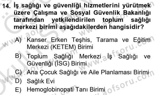 Tıbbi Belgeleme Dersi 2021 - 2022 Yılı Yaz Okulu Sınav Soruları 14. Soru