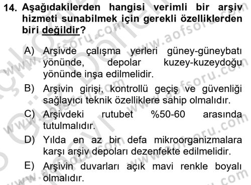 Tıbbi Belgeleme Dersi 2022 - 2023 Yılı (Vize) Ara Sınav Soruları 14. Soru