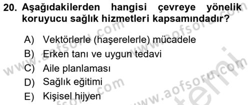 Tıbbi Belgeleme Dersi 2024 - 2025 Yılı Yaz Okulu Sınav Soruları 20. Soru
