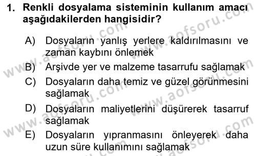 Tıbbi Belgeleme Dersi 2025 - 2026 Yılı (Vize) Ara Sınav Soruları 1. Soru
