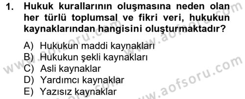 Sağlık Kurumları Mevzuatı Dersi 2012 - 2013 Yılı (Vize) Ara Sınav Soruları 1. Soru