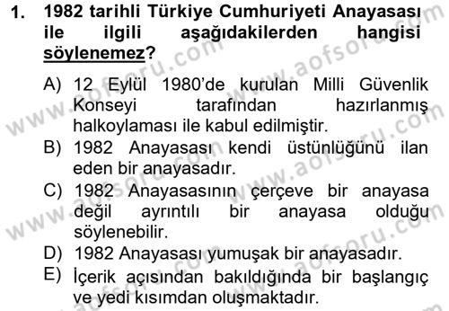 Sağlık Kurumları Mevzuatı Dersi 2012 - 2013 Yılı (Final) Dönem Sonu Sınav Soruları 1. Soru
