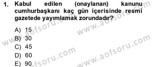 Sağlık Kurumları Mevzuatı Dersi 2013 - 2014 Yılı (Vize) Ara Sınav Soruları 1. Soru