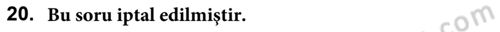 Sağlık Kurumları Mevzuatı Dersi 2018 - 2019 Yılı (Final) Dönem Sonu Sınav Soruları 20. Soru