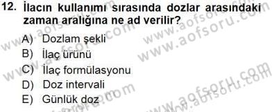 Tıp Terimleri Dersi 2012 - 2013 Yılı (Final) Dönem Sonu Sınav Soruları 12. Soru