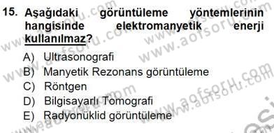 Tıp Terimleri Dersi 2012 - 2013 Yılı (Final) Dönem Sonu Sınav Soruları 15. Soru