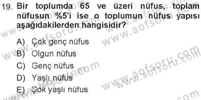 Tıp Terimleri Dersi 2012 - 2013 Yılı Tek Ders Sınav Soruları 19. Soru