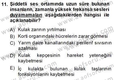 Tıp Terimleri Dersi 2013 - 2014 Yılı (Vize) Ara Sınav Soruları 11. Soru