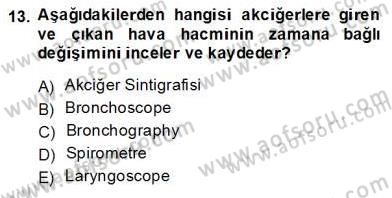 Tıp Terimleri Dersi 2013 - 2014 Yılı (Vize) Ara Sınav Soruları 13. Soru