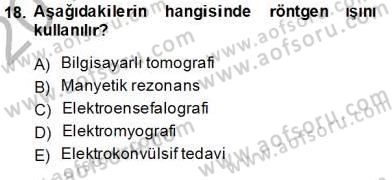 Tıp Terimleri Dersi 2013 - 2014 Yılı (Vize) Ara Sınav Soruları 18. Soru