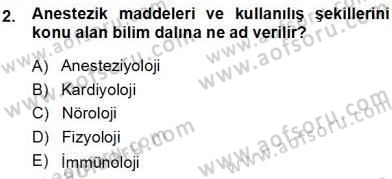 Tıp Terimleri Dersi 2013 - 2014 Yılı (Vize) Ara Sınav Soruları 2. Soru