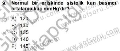 Tıp Terimleri Dersi 2014 - 2015 Yılı (Vize) Ara Sınav Soruları 9. Soru