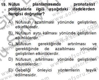 Tıp Terimleri Dersi 2014 - 2015 Yılı (Final) Dönem Sonu Sınav Soruları 19. Soru
