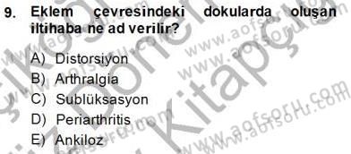 Tıp Terimleri Dersi 2014 - 2015 Yılı (Final) Dönem Sonu Sınav Soruları 9. Soru