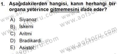 Tıp Terimleri Dersi 2015 - 2016 Yılı (Vize) Ara Sınav Soruları 1. Soru