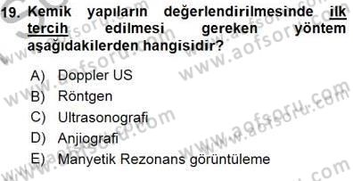 Tıp Terimleri Dersi 2015 - 2016 Yılı (Final) Dönem Sonu Sınav Soruları 19. Soru