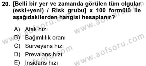 Tıp Terimleri Dersi 2017 - 2018 Yılı 3 Ders Sınav Soruları 20. Soru