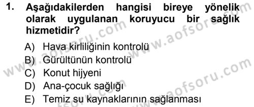 Sağlık Kurumları Yönetimi 1 Dersi 2012 - 2013 Yılı (Vize) Ara Sınav Soruları 1. Soru