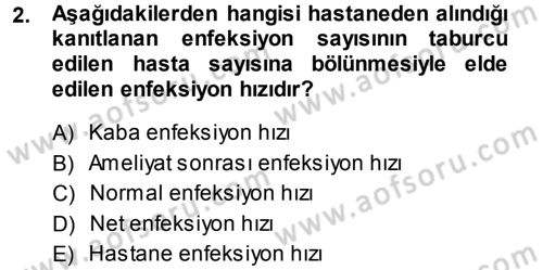 Sağlık Kurumları Yönetimi 1 Dersi 2013 - 2014 Yılı (Final) Dönem Sonu Sınav Soruları 2. Soru