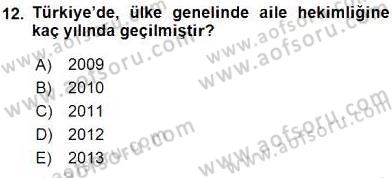 Sağlık Kurumları Yönetimi 1 Dersi 2016 - 2017 Yılı (Vize) Ara Sınav Soruları 12. Soru