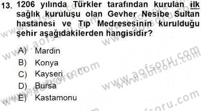 Sağlık Kurumları Yönetimi 1 Dersi 2016 - 2017 Yılı (Vize) Ara Sınav Soruları 13. Soru