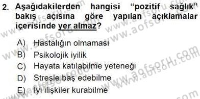 Sağlık Kurumları Yönetimi 1 Dersi Ara Sınavı Deneme Sınav Soruları 2. Soru