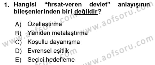 Sağlık Kurumları Yönetimi 1 Dersi 2018 - 2019 Yılı (Final) Dönem Sonu Sınav Soruları 1. Soru