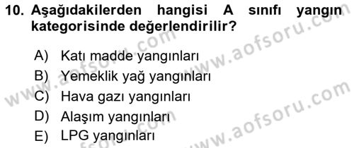 Sağlık Kurumları Yönetimi 1 Dersi 2018 - 2019 Yılı (Final) Dönem Sonu Sınavı 10. Soru