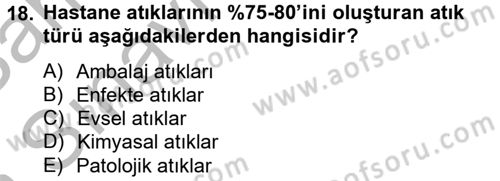 Sağlık Kurumları Yönetimi 2 Dersi 2012 - 2013 Yılı (Vize) Ara Sınav Soruları 18. Soru