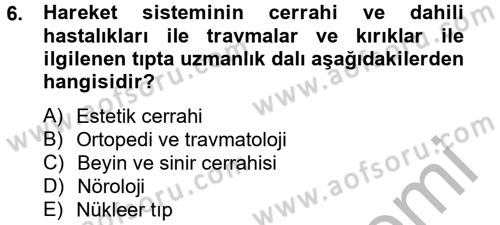 Sağlık Kurumları Yönetimi 2 Dersi 2012 - 2013 Yılı (Vize) Ara Sınav Soruları 6. Soru