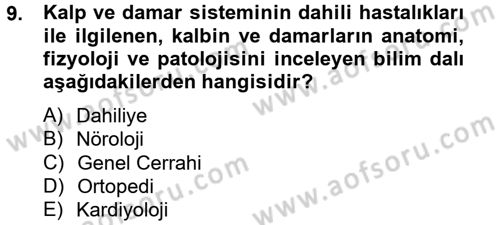 Sağlık Kurumları Yönetimi 2 Dersi 2012 - 2013 Yılı (Vize) Ara Sınav Soruları 9. Soru