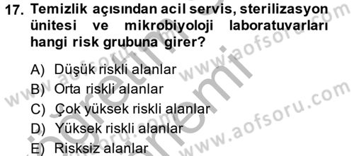 Sağlık Kurumları Yönetimi 2 Dersi 2013 - 2014 Yılı (Vize) Ara Sınav Soruları 17. Soru
