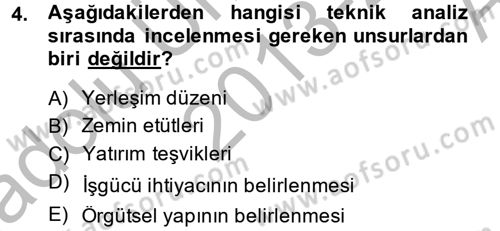 Sağlık Kurumları Yönetimi 2 Dersi 2013 - 2014 Yılı (Vize) Ara Sınav Soruları 4. Soru