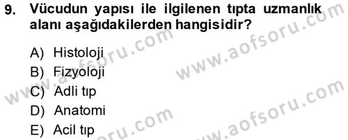 Sağlık Kurumları Yönetimi 2 Dersi 2013 - 2014 Yılı (Vize) Ara Sınav Soruları 9. Soru