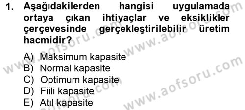 Sağlık Kurumları Yönetimi 2 Dersi 2013 - 2014 Yılı Tek Ders Sınav Soruları 1. Soru