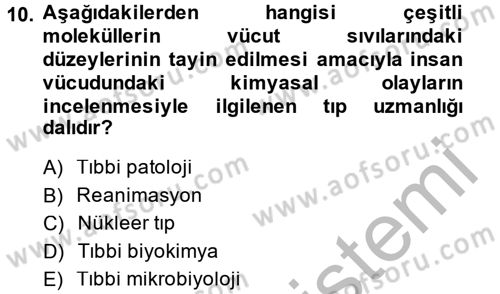 Sağlık Kurumları Yönetimi 2 Dersi 2014 - 2015 Yılı (Vize) Ara Sınav Soruları 10. Soru