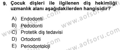 Sağlık Kurumları Yönetimi 2 Dersi 2015 - 2016 Yılı (Vize) Ara Sınav Soruları 9. Soru