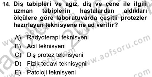 Sağlık Kurumları Yönetimi 2 Dersi 2016 - 2017 Yılı (Vize) Ara Sınav Soruları 14. Soru