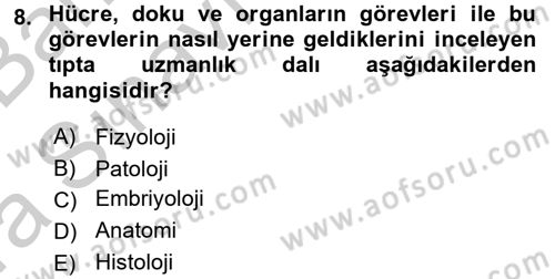 Sağlık Kurumları Yönetimi 2 Dersi 2016 - 2017 Yılı (Vize) Ara Sınav Soruları 8. Soru