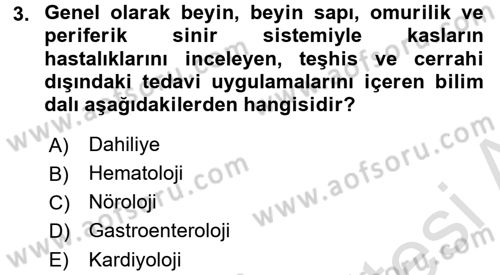 Sağlık Kurumları Yönetimi 2 Dersi 2016 - 2017 Yılı (Final) Dönem Sonu Sınav Soruları 3. Soru