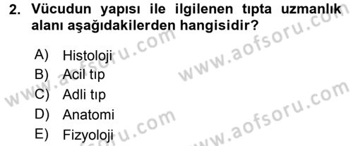 Sağlık Kurumları Yönetimi 2 Dersi 2017 - 2018 Yılı 3 Ders Sınav Soruları 2. Soru