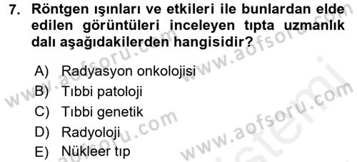 Sağlık Kurumları Yönetimi 2 Dersi 2017 - 2018 Yılı (Vize) Ara Sınav Soruları 7. Soru