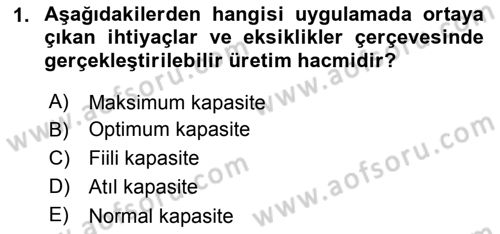 Sağlık Kurumları Yönetimi 2 Dersi 2018 - 2019 Yılı Yaz Okulu Sınav Soruları 1. Soru