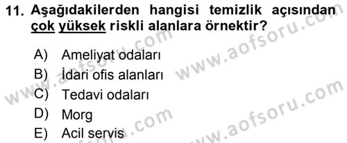 Sağlık Kurumları Yönetimi 2 Dersi 2018 - 2019 Yılı Yaz Okulu Sınav Soruları 11. Soru